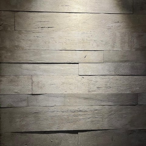 Painel Ripado de Concreto Cimentício Aparente 16x100x2,5 Cm