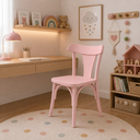 Ver imagem 1 de Cadeirinha Infantil Madeira Maciça Premium Cor Rosa Fosco