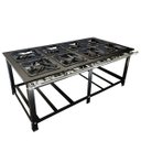 Ver imagem 2 de Fogão Industrial Gold 8 Bocas Alta Pressão Perfil 10 Cefaz