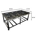 Ver imagem 3 de Fogão Industrial Gold 8 Bocas Alta Pressão Perfil 10 Cefaz