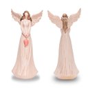 Ver imagem 6 de Anjo De Resina Decorativo Pequeno Com Coração 15cm