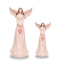 Ver imagem 4 de Anjo De Resina Decorativo Pequeno Com Coração 15cm