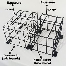Grade Gaiola de Proteção para Câmera de Segurança Resistente - 3