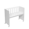 Mini Berço Moisés Trocador com Colchão Multifuncional 5x1 Branco - 8