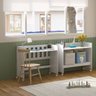 Mini Berço Moisés Trocador com Colchão Multifuncional 5x1 Branco - 7