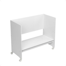 Mini Berço Moisés Trocador com Colchão Multifuncional 5x1 Branco - 9