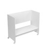 Mini Berço Moisés Trocador com Colchão Multifuncional 5x1 Branco - 9