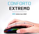 Ver imagem 1 de Mouse sem Fio Recarregável Wireles Optico Led Rgb Ergonômico