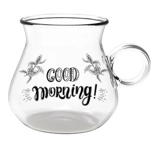 Jogo de 2 xicaras em vidro borossilicato 350ml 28262 Full Fit