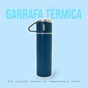 Ver imagem 4 de Garrafa Termica Parede Dupla 3 Copo Aço Inox Squeeze 500ml:verde