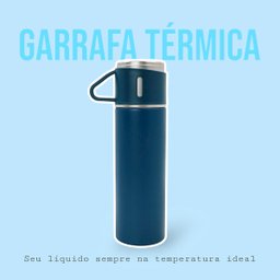 Garrafa Termica Parede Dupla 3 Copo Aço Inox Squeeze 500ml:verde - 4
