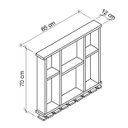 Ver imagem 2 de Barzinho de Madeira Porta Rolhas, Tampinhas e Taças- Rústico