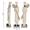 Enfeite Cozinheiro De Resina Decoração Cozinha 27cm Altura - 2