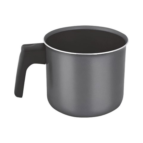 Caneco Leiteira Grafite Ø12cm Fervedor Antiaderente Baquelite