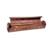 Incensário Porta Incenso Indiano Tipo Caixa Box Marchetado - 3