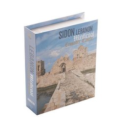 Caixa Livro Papel Rígido Líbano 20X16X5Cm - Royal - 1