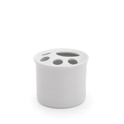 Kit com 2 Porta Escova de Dente Porcelana - 2