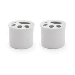 Kit com 2 Porta Escova de Dente Porcelana - 1