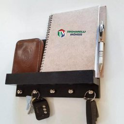 Porta Chaves Em Mdf - Madeirado - 2 Porta Chaves Em Mdf - Madeirado - 2