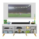 Ver imagem 5 de Rack c/ Painel TV 65" Retrô Holanda Multimóveis BR3133 Branco/Natural