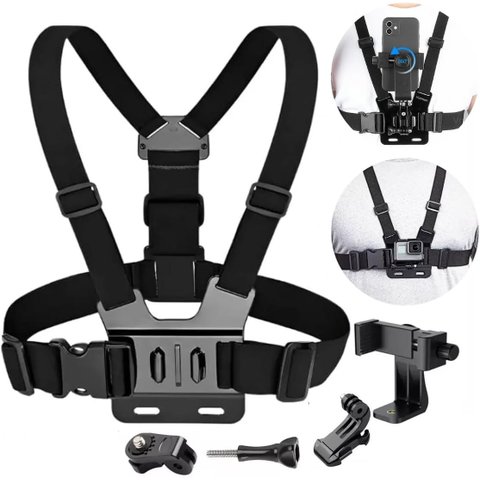 Suporte Peitoral para Celular e Câmeras