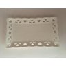 Bandeja Decorativa Porcelana Branca Coração Vazado 20X11,5Cm - 3