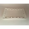 Bandeja Decorativa Porcelana Branca Coração Vazado 20X11,5Cm - 2