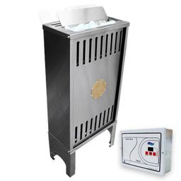 Sauna Seca Elétrica 6Kw Inox Trifásica 220V Dig. Impercap - 1