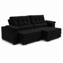 Ver imagem 4 de Sofá Retrátil Reclinável 300 cm Dubai Veludo Premium