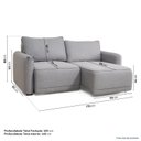 Ver imagem 4 de Sofá Retrátil 170cm Mellow CabeCasa MadeiraOriginals