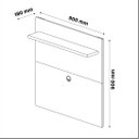 Ver imagem 6 de Rack Com Painel Yan Preto Acetinado - Patrimar Móveis