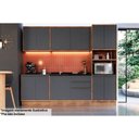 Ver imagem 4 de Balcão de Cozinha Ph 3038 1 Porta e 2 Gavetas e 1 Gavetão 120cm Freijo/grafite - Herval