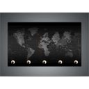 Ver imagem 3 de Porta Chaves Mapas Mundo Países Continentes Organizador T02