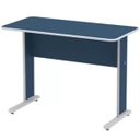 Ver imagem 1 de Mesa de Escritório Escrivaninha 120x60 Azul Uno Home Office Ead Estudos