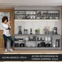 Ver imagem 6 de Armário de Cozinha Completa 240cm Suspenso Nice Madesa 05