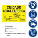 Ver imagem 2 de Placa Cuidado Cerca Elétrica Zebu (10un) 40150