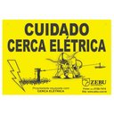 Ver imagem 1 de Placa Cuidado Cerca Elétrica Zebu (10un) 40150