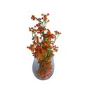Ver imagem 1 de Kit 5 Galhos Mosquitinho Artificial Laranja Decoração Festa e Casamento