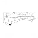 Ver imagem 7 de Sofá de Couro Canto Marrocos 3 Lugares com Chaise Direita Marrom Pigmentado - Mempra Design
