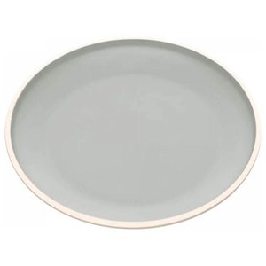 Prato de Sobremesa Melamina Class Cinza 21,5cm Wolff Servir Entrada Avulso