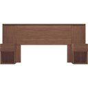 Ver imagem 1 de Cabeceira Casal Bourbon com Gavetas:jatobá