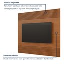 Ver imagem 2 de Painel Ripado para TV até 58 Polegadas 100% MDF 160CMX130CM Madrid