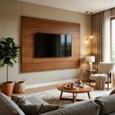 Ver imagem 1 de Painel Ripado para TV até 58 Polegadas 100% MDF 160CMX130CM Madrid