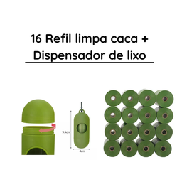 Cata coco de Cachorro e gato 16 Refil + Suporte para Sacolas Pets - 3