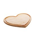 Ver imagem 2 de Tábua Madeira Pinus Coração 25X22X2Cm - Woodart