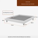 Ver imagem 5 de Cama Japonesa com Cabeceira Casal Blind Haru Linho Cinza - Sallar Home