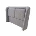 Ver imagem 6 de Cama Japonesa com Cabeceira Casal Blind Haru Linho Cinza - Sallar Home