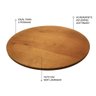 Prato Giratório para Servir na Mesa de Jantar 60 Cm - Mel - 5