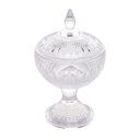 Ver imagem 1 de Potiche Decorativa Cristal com Pé Queen 11X18cm - Wolff