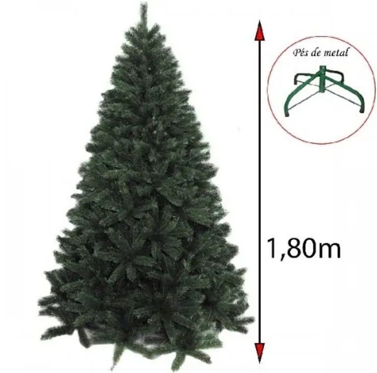 Árvore de Natal Pinheiro Belga Luxo Premium 787 Galhos 1,80m - Master Christmas - 2
